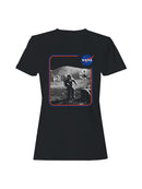 Officially Licensed Nasa Moon Landing Commemorative Design Women's T-shirt