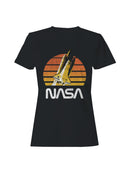Officially Licensed Nasa Space Shuttle Retro Graphic Women's T-shirt