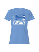 Officially Licensed Nasa Space Shuttle Retro Design Women's T-shirt