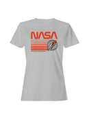 Officially Licensed Nasa Retro Rocket Emblem Women's T-shirt