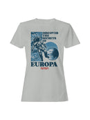 Officially Licensed Nasa Discover Europa's Secrets Women's T-shirt