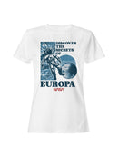 Officially Licensed Nasa Discover Europa's Secrets Women's T-shirt