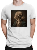 Aristocratic Poodle Portrait Art Men's T-shirt