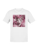 Sphynx Cat with Pink Glitter Spheres Men's T-shirt