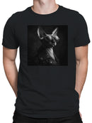 Stylish Sphynx in Leather Jacket Men's T-shirt