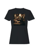 Pub Pup: Black Dog and Beer Women's T-shirt