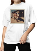 Cowboy Longhorn with Hat & Boots Women's T-shirt