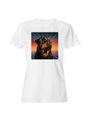 Rottweiler Retro Sunset Women's T-shirt