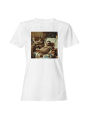 Sloth Relaxing Amidst Beer Chaos Women's T-shirt