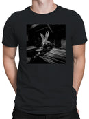 Vinyl Vibes: Bunny and Records Men's T-shirt