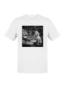 Literary Poodle at Vintage Desk Men's T-shirt