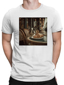 French Bulldog Café Moment Men's T-shirt
