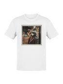 Streetwise Raccoon in Leather Men's T-shirt