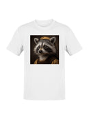 Regal Raccoon in Renaissance Attire Men's T-shirt
