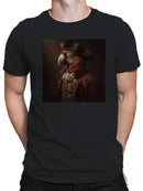 Regal Parrot in Pirate Attire Men's T-shirt