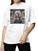 Poodle President Suit Photo Art Women's T-shirt