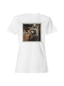 Streetwise Raccoon in Leather Women's T-shirt