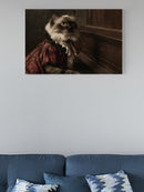 Victorian Cat Pianist Portrait UN Poster