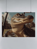 Golf Course Gator Adventure UN Poster