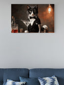 Feline Mixologist Portrait UN Poster