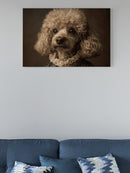 Aristocratic Poodle Portrait Art UN Poster