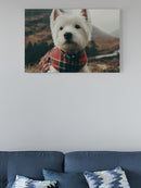 Highland Terrier in Plaid UN Poster
