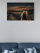 Bulldog Scream at Sunset Bridge UN Poster