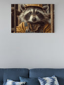 Construction Raccoon Worker Art UN Poster