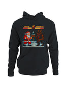 Santa vs Krampus Showdown Men's Hoodie