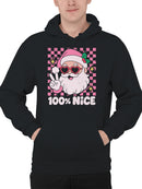 Cool Santa 100% Nice Men's Hoodie
