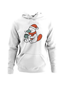 Warm Platypus Holding Coffee Men's Hoodie