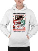 Lucha Libre Christmas Showdown Men's Hoodie