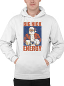 Big Nick Energy Vintage Santa Men's Hoodie