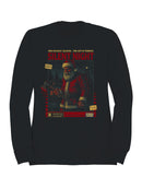 Silent Night Horror Holiday Design Men's Sweatshirt
