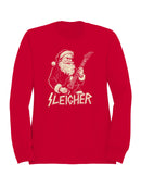 Santa Rock Sleigher Graphic Men's Sweatshirt