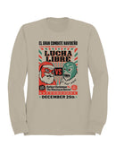 Lucha Libre Christmas Showdown Men's Sweatshirt