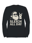 Santa Cool Sleigh All Day Men's Sweatshirt