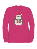 Festive Hedgehog Holiday Cheer Women's Sweatshirt