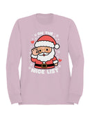 Santa on the Nice List Women's Sweatshirt