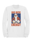 Big Nick Energy Vintage Santa Women's Sweatshirt
