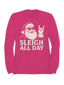 Santa Cool Sleigh All Day Women's Sweatshirt