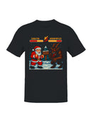 Santa vs Krampus Showdown Men's T-shirt