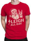 Rockin' Santa Sleigh All Day Men's T-shirt
