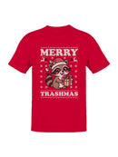 Merry Trashmas Raccoon Sweater Men's T-shirt