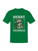 Merry Trashmas Raccoon Sweater Men's T-shirt