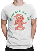 Gingerbread "Catch Me" Holiday Fun Men's T-shirt