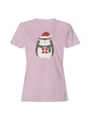 Festive Hedgehog Holiday Cheer Women's T-shirt