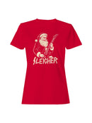 Santa Rock Sleigher Graphic Women's T-shirt
