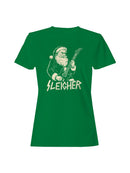 Santa Rock Sleigher Graphic Women's T-shirt