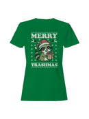 Merry Trashmas Raccoon Sweater Women's T-shirt